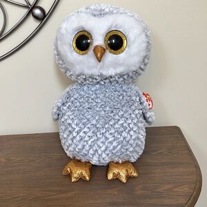 New Ty Beanie Boo: Owlette Size - Large 16”